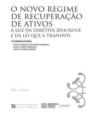 cover image of Recuperação De Ativos – Diretiva 2014-42